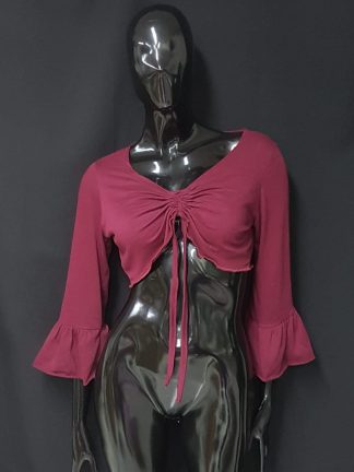 Blusa ombliguera de color vinotinto-EcoShopping-Pagina para comprar ropa-LEVS29