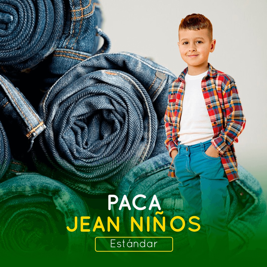 JEANS ESTANDAR NIÑO – L8990